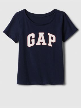 Tmavomodré dievčenské tričko GAP