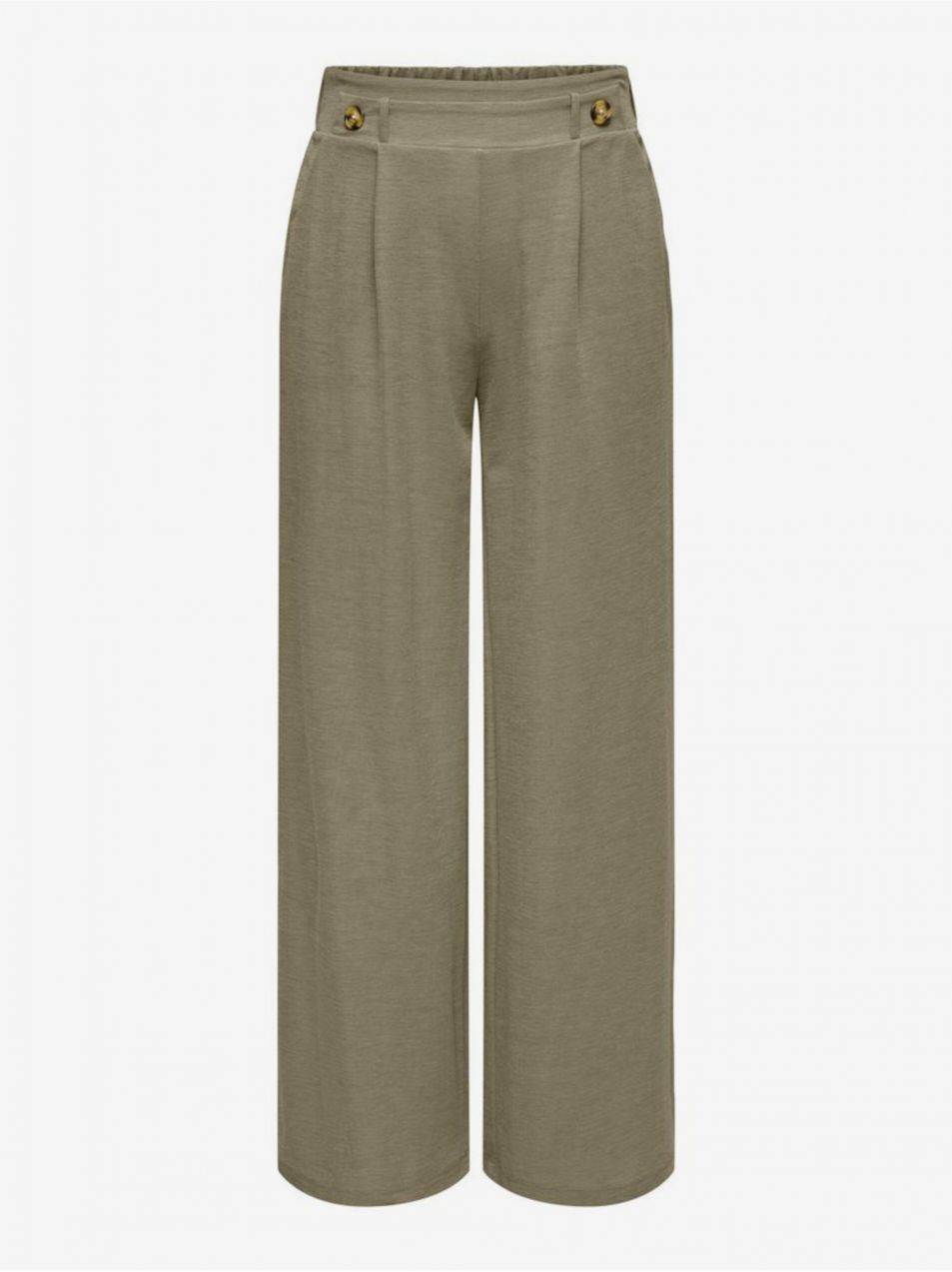 Khaki dámske široké nohavice JDY Birdie
