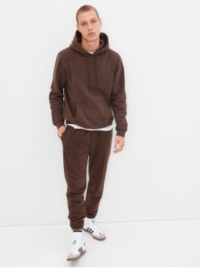 Hnedé pánske tepláky GAP vintage soft joggers