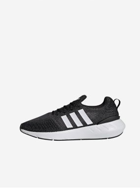 Čierne pánske žíhané tenisky adidas Originals Swift Run 22