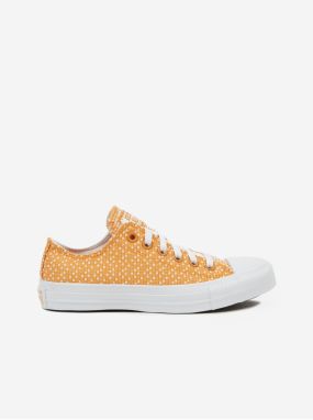 Oranžové dámske tenisky Converse Reverse Stitched