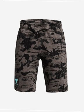 Tmavosivé kraťasy Under Armour Pjt Rck Boys Terry Short Pt