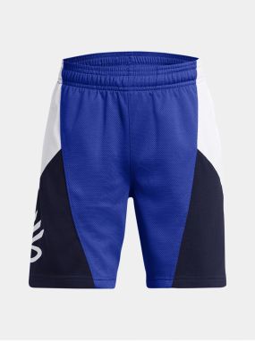 Tmavomodré športové kraťasy Under Armour Curry Boys Splash Short