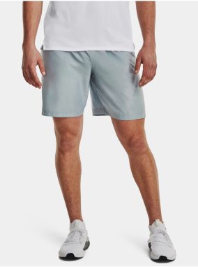 Svetlosivé športové kraťasy Under Armour UA Woven Emboss Short