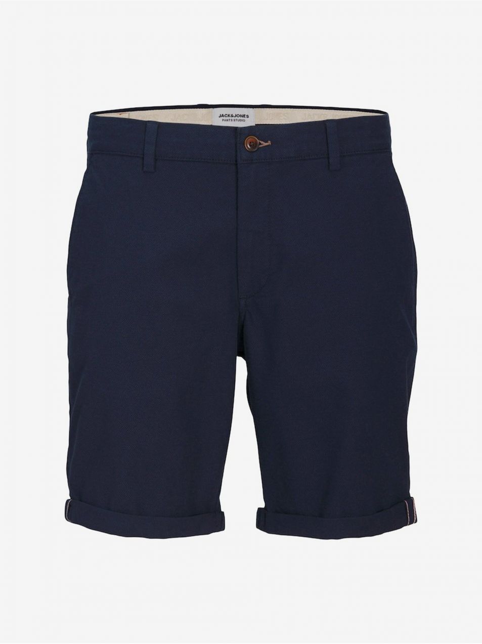 Tmavomodré pánske chino kraťasy Jack & Jones Fury