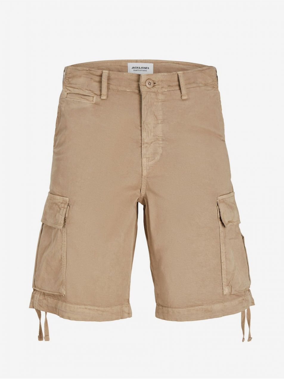 Béžové pánske cargo kraťasy Jack & Jones Cole