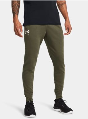 Kaki športové tepláky Under Armour UA Rival Terry Jogger