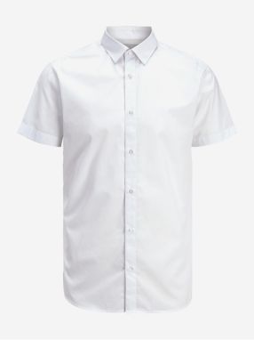 Biela pánska košeľa s krátkym rukávom Jack & Jones Joe