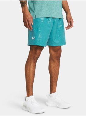 Svetlomodré športové kraťasy Under Armour UA Woven Emboss Short