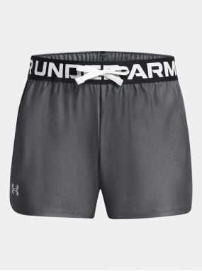 Tmavosivé športové kraťasy Under Armour Play Up Solid Shorts