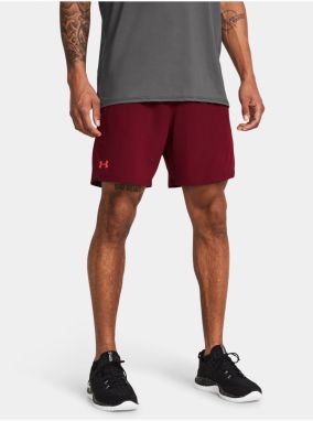 Vínové športové kraťasy Under Armour UA Vanish Woven 6in Shorts