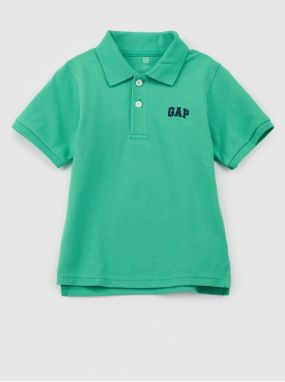 Zelené chlapčenské polo tričko s logom GAP