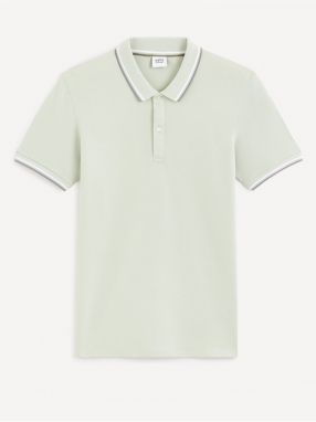 Svetlosivé pánske polo tričko Celio Decolrayeb