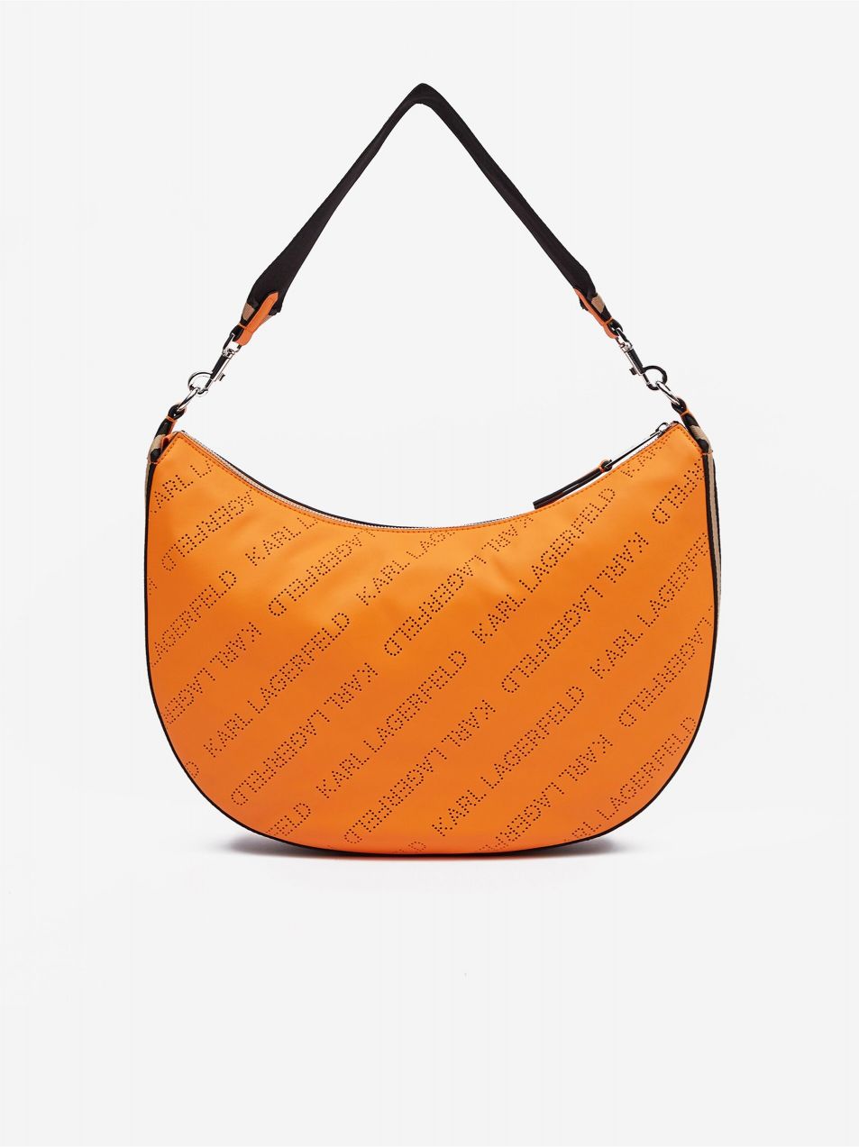 Oranžová dámska kabelka KARL LAGERFELD Moon MD Shoulderbag