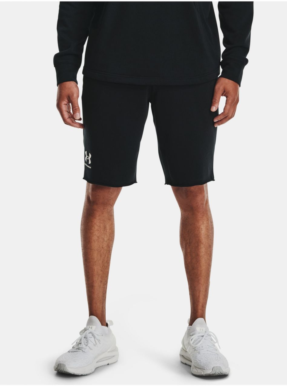 Čierne športové kraťasy Under Armour UA RIVAL TERRY SHORT