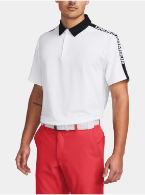 Biele pánske športové polo tričko Under Armour UA Playoff 3.0 Striker Polo
