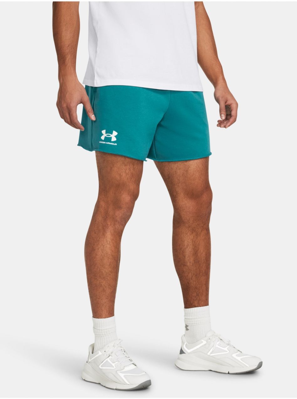Petrolejové športové kraťasy Under Armour UA Rival Terry 6in Short