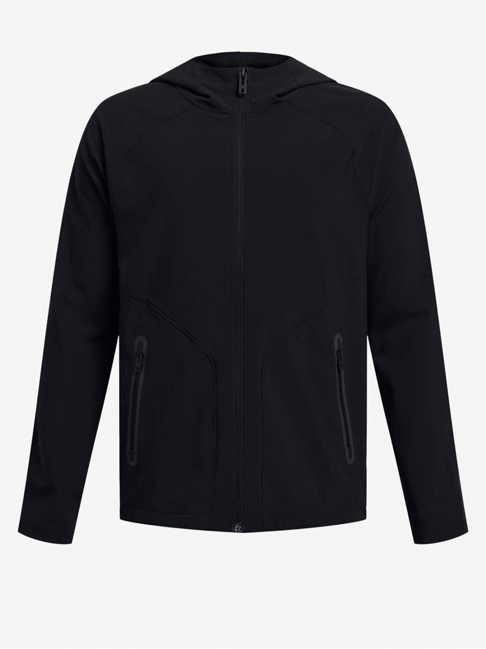 Čierna chlapčenská bunda Under Armour UA B Unstoppable Full Zip