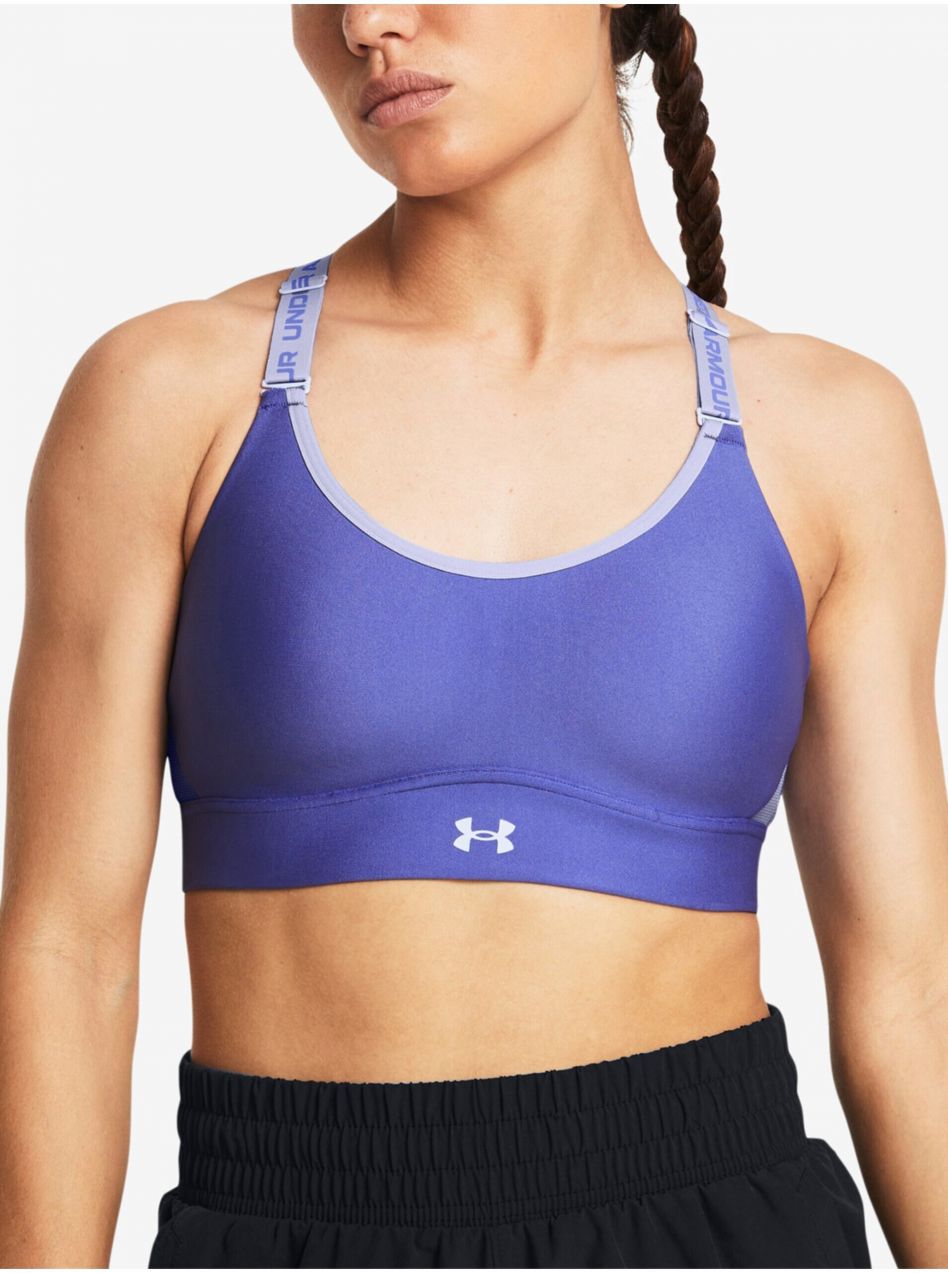 Fialová dámska športová podprsenka Under Armour UA Infinity Mid 2.0 Bra