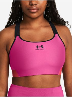 Ružová dámska podprsenka Under Armour UA HeatGear High