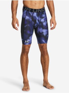 Fialové pánske vzorované kraťasy Under Armour UA HG Armour Printed Lg
