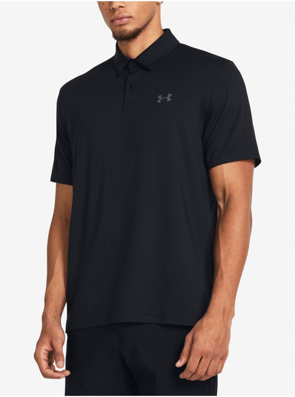 Čierne pánske športové polo tričko Under Armour UA T2G Polo