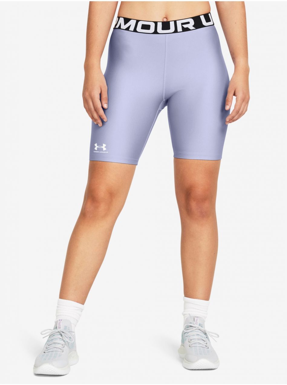 Svetlo fialové dámske športové kraťasy Under Armour UA HG Authentics 8in Short