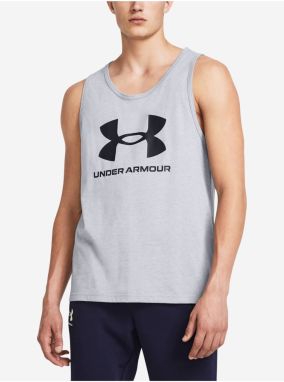 Svetlosivé pánske tielko Under Armour UA Sportstyle Logo