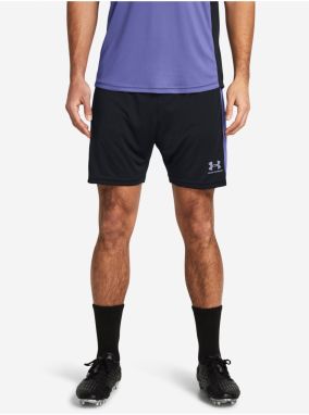 Modro-čierne pánske športové kraťasy Under Armour UA M's Ch. Knit Short