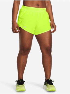 Zelené dámske športové kraťasy Under Armour UA Fly By 3'' Shorts-GRN