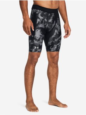 Čierne  pánske kraťasy Under Armour UA HG Iso-Chill Prtd Lg