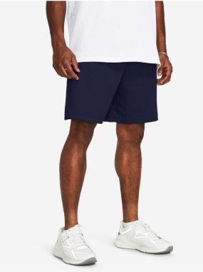 Tmavomodré pánske kraťasy Under Armour UA Rival Waffle Short-BLU