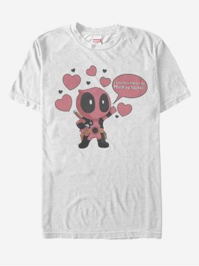 Biele unisex tričko Marvel Love Tacos