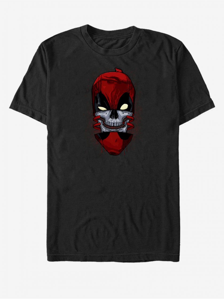 Čierne unisex tričko Marvel Chopped