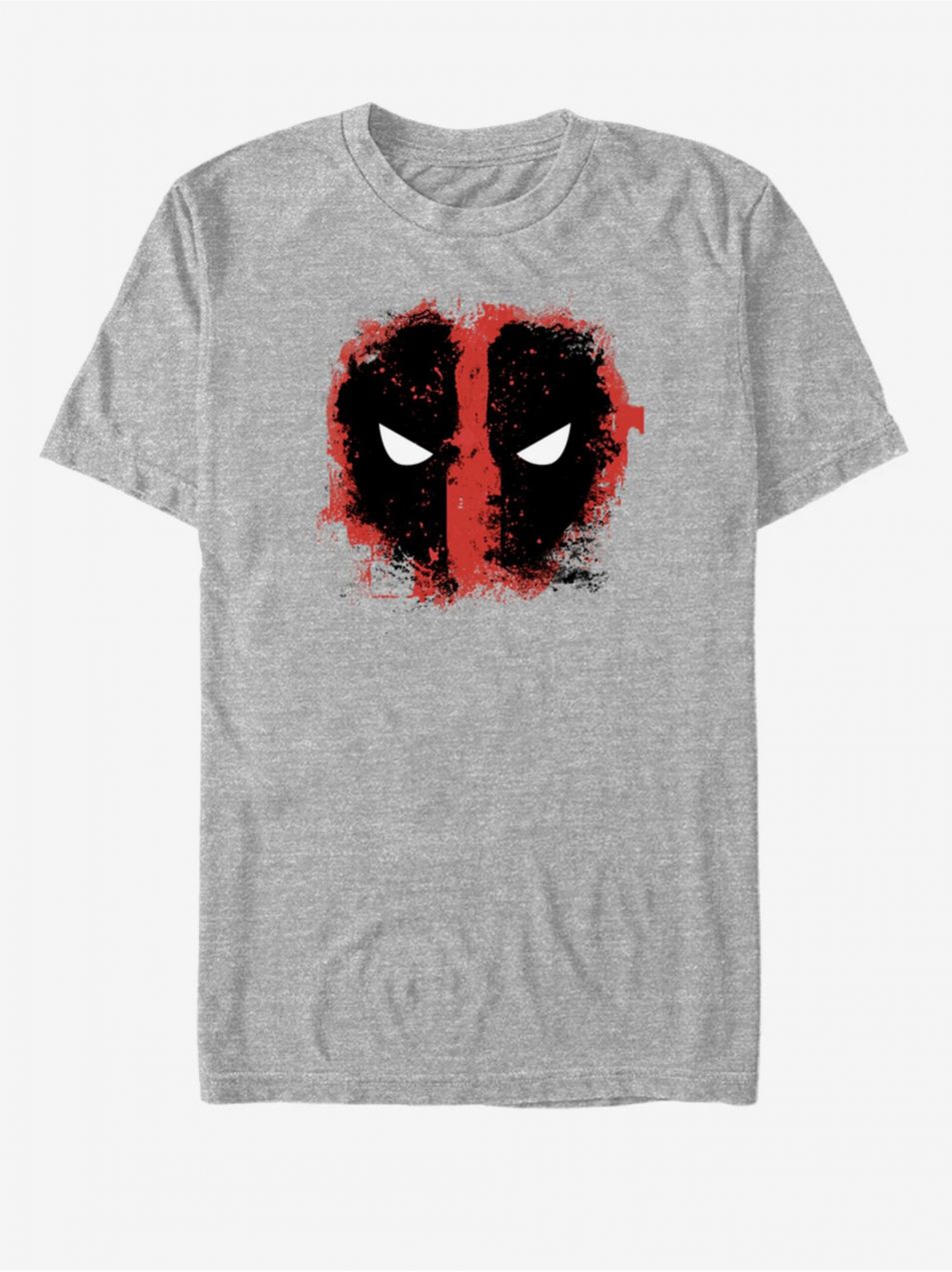 Šedé melírované unisex tričko Marvel Dead Eyes