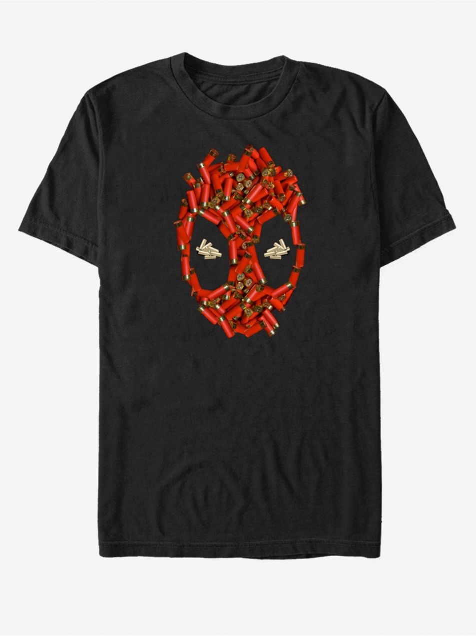 Čierne unisex tričko Marvel Shell Cases