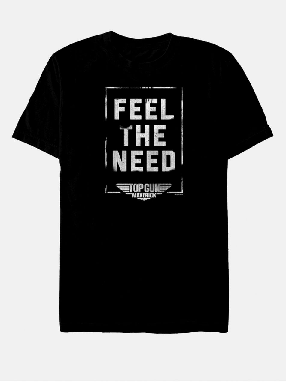 Čierne unisex tričko Paramount Feel The Need