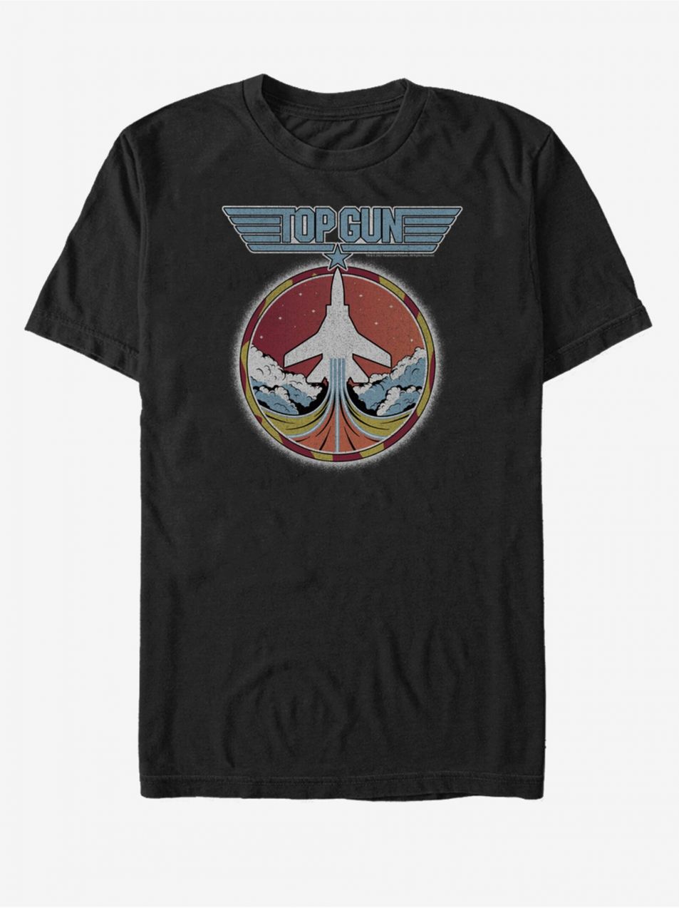 Čierne unisex tričko Paramount Top Jet