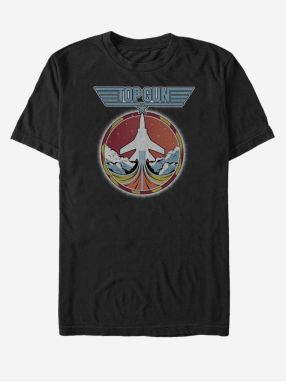 Čierne unisex tričko Paramount Top Jet