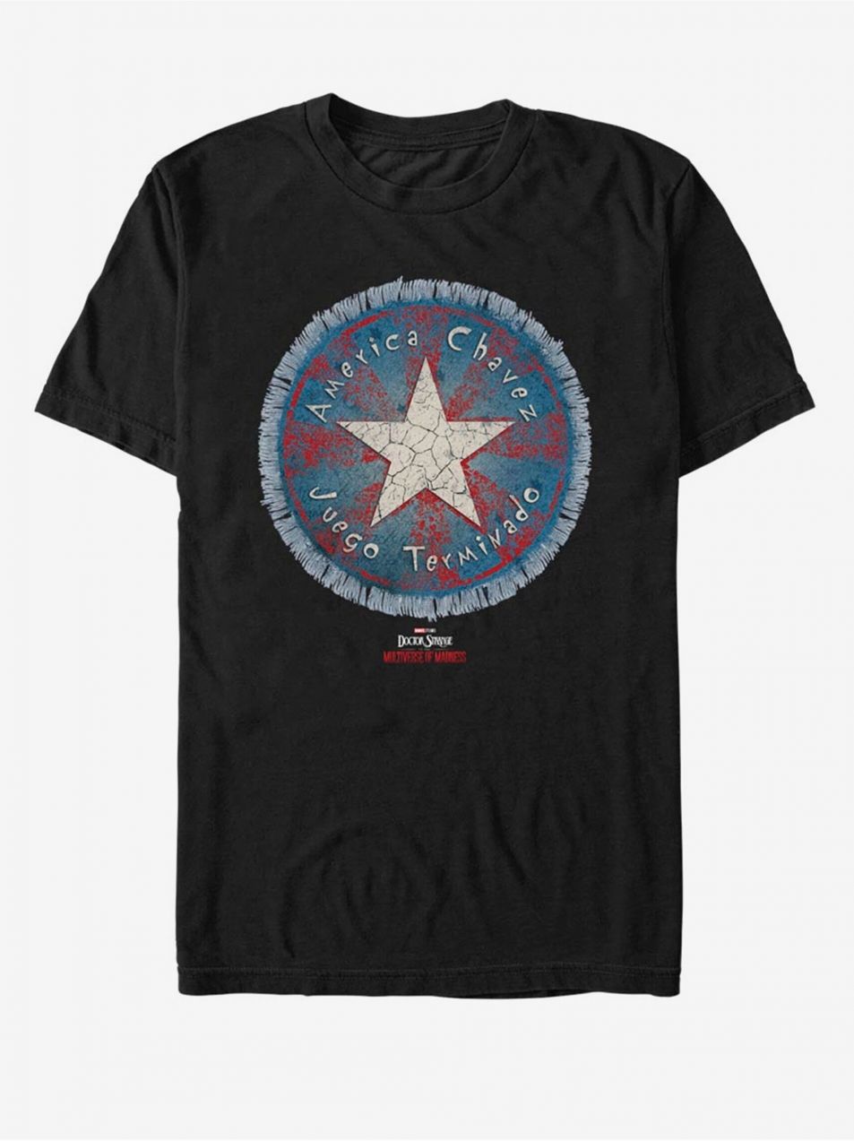 Čierne unisex tričko Marvel Game Over
