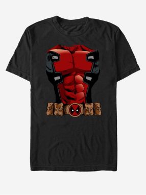 Čierne unisex tričko Marvel Deadpool Armor