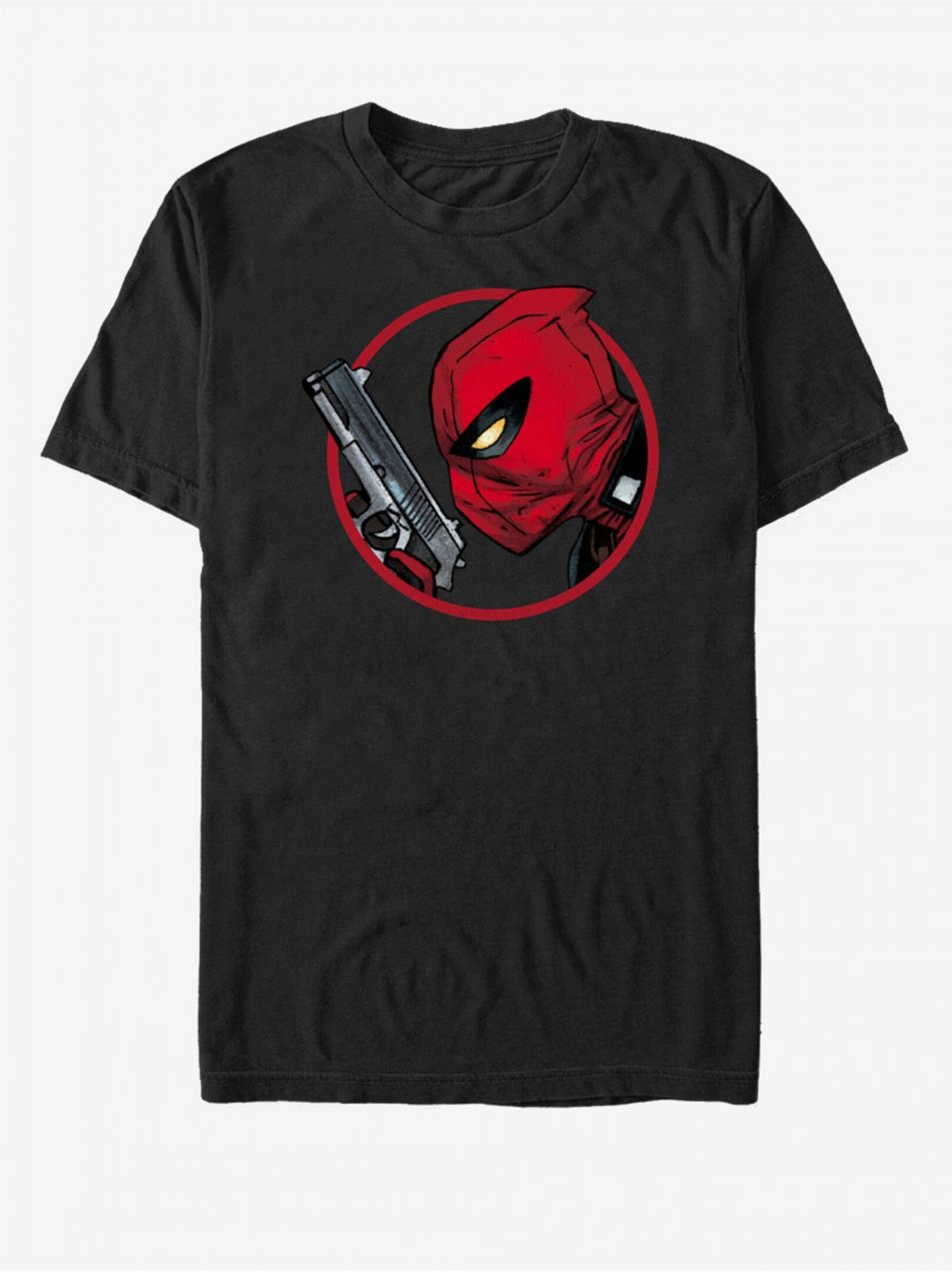 Čierne unisex tričko Marvel Dead Crest