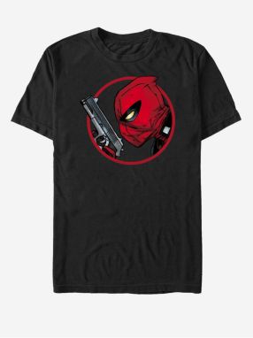 Čierne unisex tričko Marvel Dead Crest