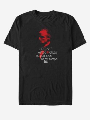 Čierne unisex tričko Paramount I Nechcem Apologize Bold