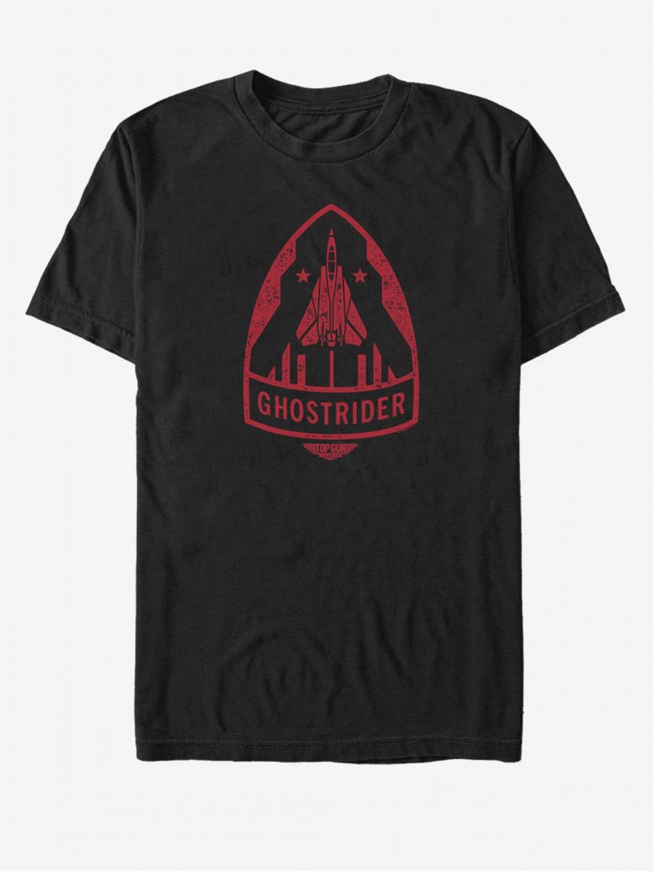 Čierne unisex tričko Paramount Ghost Rider Red
