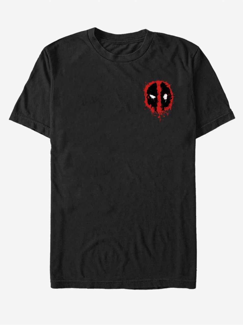 Čierne unisex tričko Marvel Deadpool SplatterIcon - Pocket