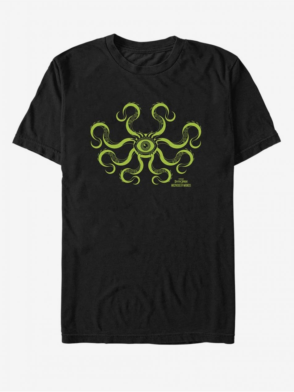 Čierne unisex tričko Marvel Green Creature