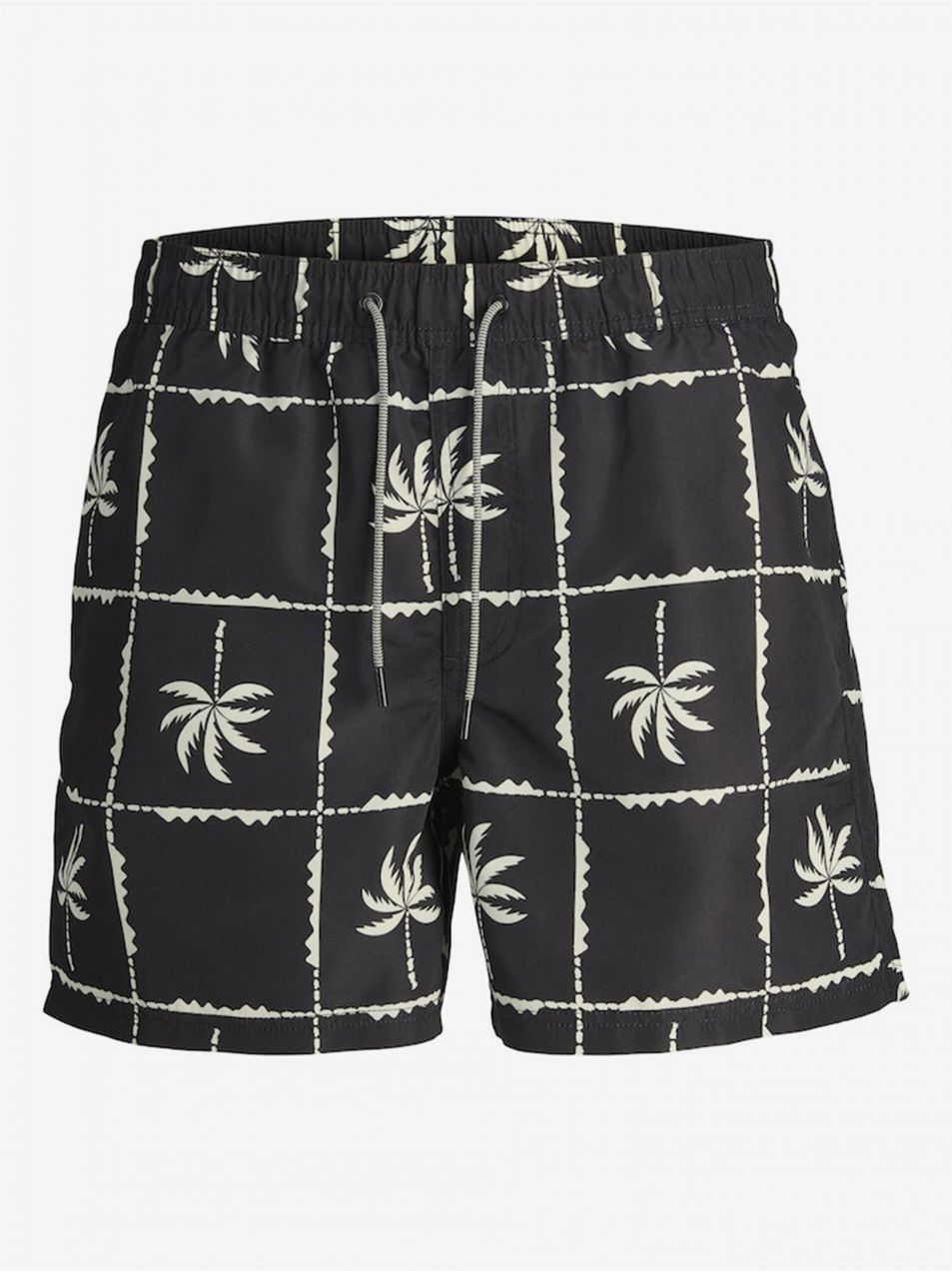 Čierne pánske vzorované plavky Jack & Jones Fiji