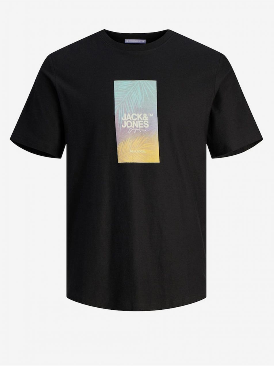 Čierne pánske tričko Jack & Jones Aruba