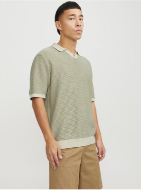 Zelené pánske polo tričko Jack & Jones Mykonos